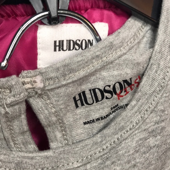 NWT Hudson Girls' Velour Jacket 3-Piece Set Outfit - Picture 6 of 16